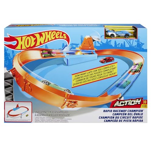 Hot Wheels - Piste Action Playset Sortiert, Fahrzeug Nicht enthalten, Spielzeug für Kinder 4+ Jahre, Mehrfarbig, GBF81 Hot Wheels - Piste Action Playset Sortiert, Fahrzeug Nicht enthalten, Spielzeug für Kinder 4+ Jahre, Mehrfarbig, GBF81 von Hot Wheels