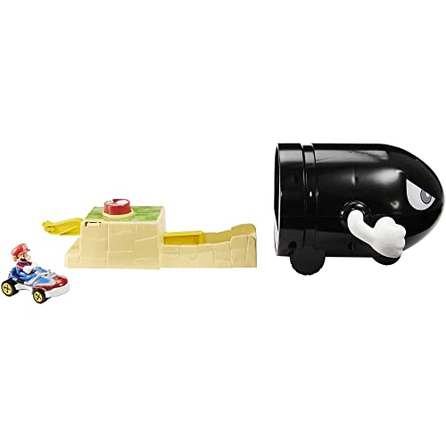 Hot Wheels GKY54 - Mario Kart Kugelwilli-Starter and Mario Kart-Fahrzeug Kinder von 4 bis 8 Jahren von Hot Wheels