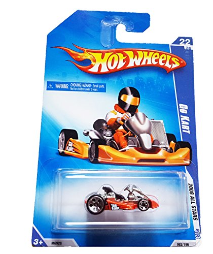 Hot Wheels Go Kart 2008 All Stars ORANGE 22/36 #062 62 1:64 Scale von Hot Wheels