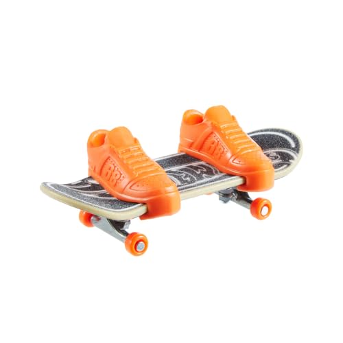 Hot Wheels HGT46 Mini-Skateboard inklusive Schuhen, Verschiedene Modelle, Mehrfarbig von Hot Wheels