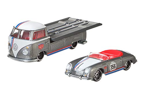 Hot Wheels HW Porsche 356 Speedster + Volkswagen Transporter T1 - Real Riders Team Transport 1:64 von Hot Wheels