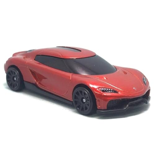 Hot Wheels - Koenigsegg Gemera - HW Exotics 4/10 - HKK56 - Short Card - Candy Apple Red - Mattel 2023 von Hot Wheels