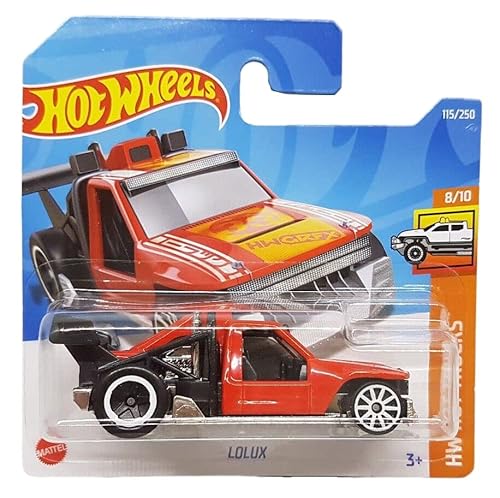 Hot Wheels - Lolux - HW Hot Trucks 8/10 - HCT33 - Short Card - rot - Mattel 2022 von Hot Wheels