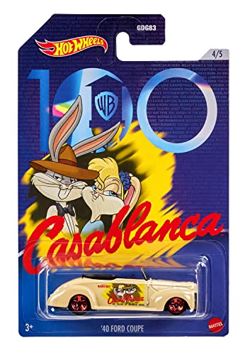 Hot Wheels Looney Tunes 100th Anniversary - Druckguß-Fahrzeug im Maßstab 1:64 mit legendären Warner Bros.-Figuren, für Kinder und Sammler ab 3 Jahren, HMV73 von Hot Wheels