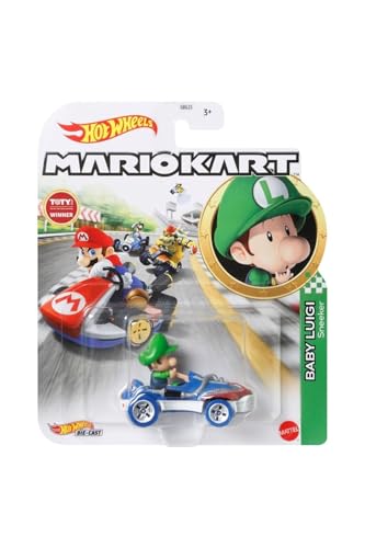 Hot Wheels Mario Karte Charakter Werkzeuge Baby Luigi HDB28 von Hot Wheels