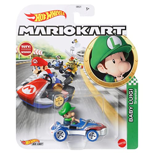 Hot Wheels Mario Karte Charakter Werkzeuge Baby Luigi HDB28 von Hot Wheels