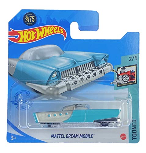 Hot Wheels Mattel Dream Mobile (Blaugrün) 2/5 Tooned 2021 - 14/250 (kurze Karte) GRX98 von Hot Wheels