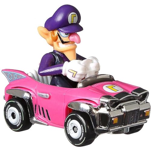 Hot Wheels Mattel – GBG25 Mario Kart – Waluigi – 1:64 Die-Cast Spielzeugauto von Hot Wheels