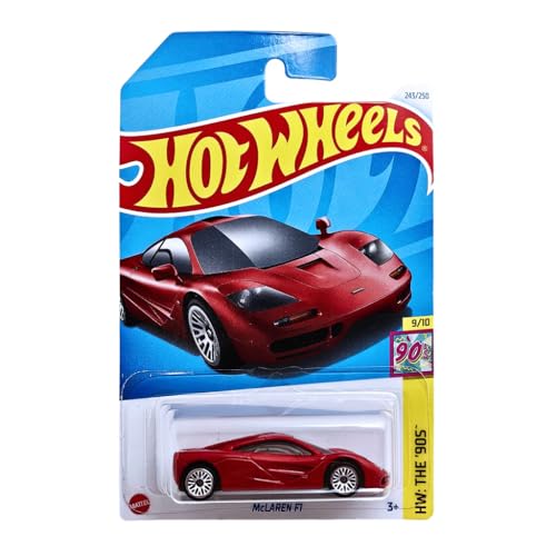 Hot Wheels - McLAREN F1 - HW: The ´90s 9/10 - HTB11 - Short Card - Supersportwagen - rot - Mattel 2024 – 1:64 von Hot Wheels