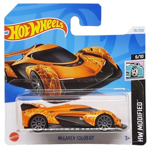 Hot Wheels - McLaren Solus GT - HW Modified 6/10 - HTD14 - Short Card - Sportwagen - orange - Mattel 2024-1:64 von Hot Wheels