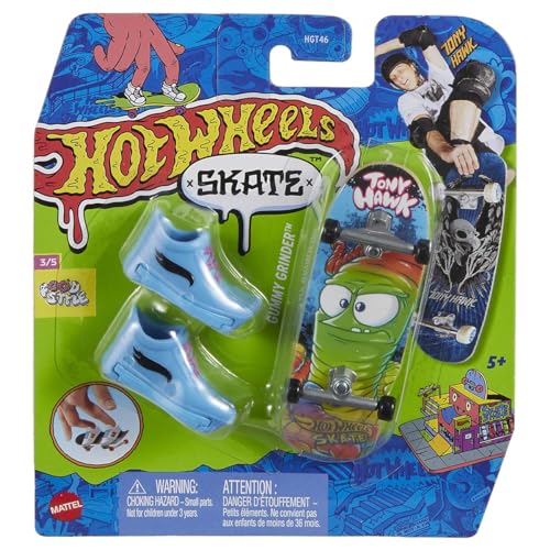 Hot Wheels Mini Monopatin inkl. Schuhe, 10 cm, Verschiedene Modelle von Hot Wheels