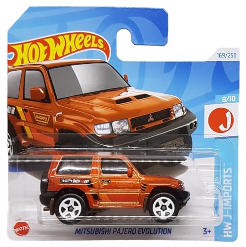 Hot Wheels - Mitsubishi Pajero Evolution - HW J-Imports 8/10 - HTC45 - Short Card - Ralliart - orange metallic - Mattel 2024 – 1:64 von Hot Wheels