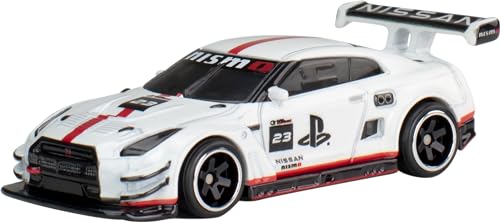 Hot Wheels Modellauto Nissan GT-R NISMO GT3 - Die Cast Maßstab 1:64 - Länge 7 cm - HVJ34 - Serie Pop Culture von Hot Wheels