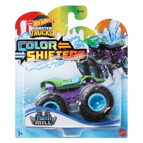 Hot Wheels Monster Truck Colr Shifters Twin Mill 1:64 HVH86 Mattel Hot Wheels Monster Truck Colr Shifters Twin Mill 1:64 HVH86 Mattel von Hot Wheels