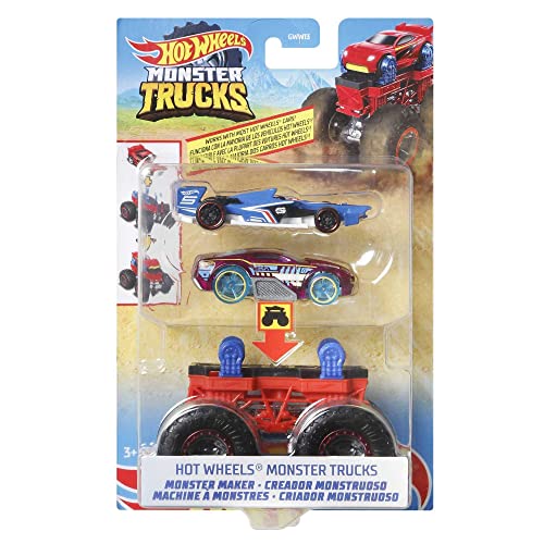 Hot Wheels Monster Trucks, monsteriger Schöpfer mit Winning Formula und Horse Play, Spielzeugfahrzeug für Kinder ab 3 Jahren von Hot Wheels