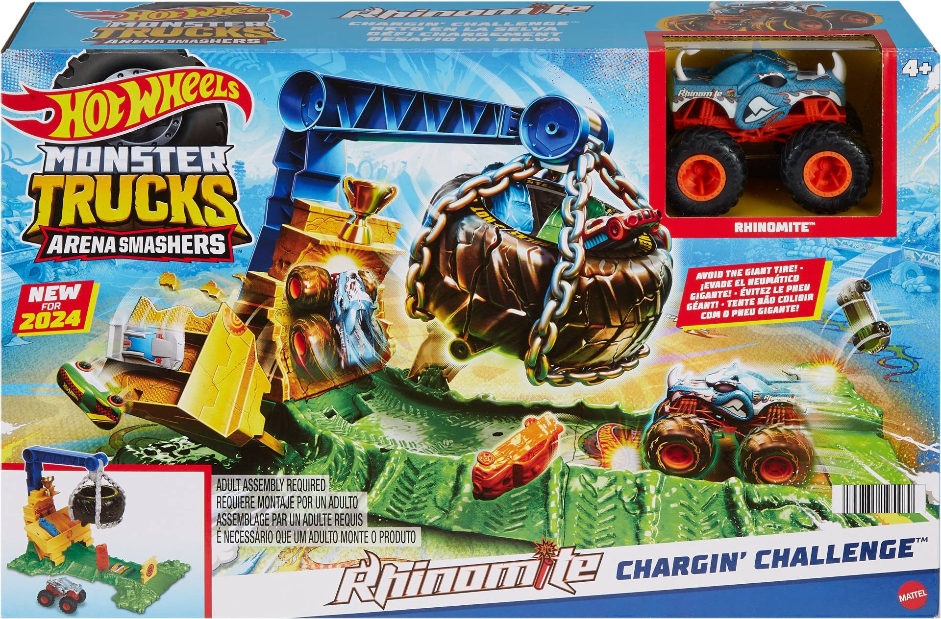 Hot Wheels Monster Trucks Arena Smashers Spielset Rhinomite von Hot Wheels