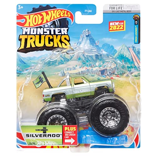 Hot Wheels Monster Trucks Cars 1:64 Silverado HCP41 von Hot Wheels