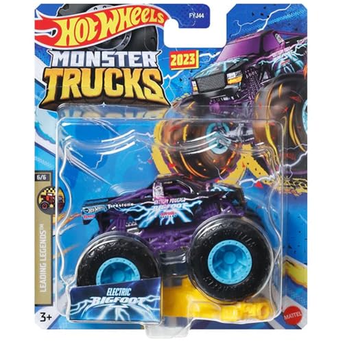 Hot Wheels Monster Trucks Neu für 2023 Maßstab 1:64 (Electric Bigfoot 6/6 Leading Legends) von Hot Wheels