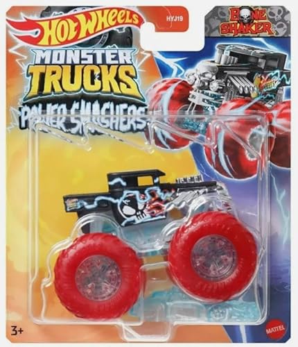 Hot Wheels Monster Trucks New for 2024, Maßstab 1:64 (Bone Shaker Power Smashers 4/7) von Hot Wheels