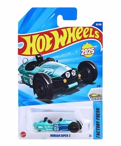 Hot Wheels Morgan Super 3 Teal Factory Fresh Modellauto im Maßstab 1/5 von Hot Wheels