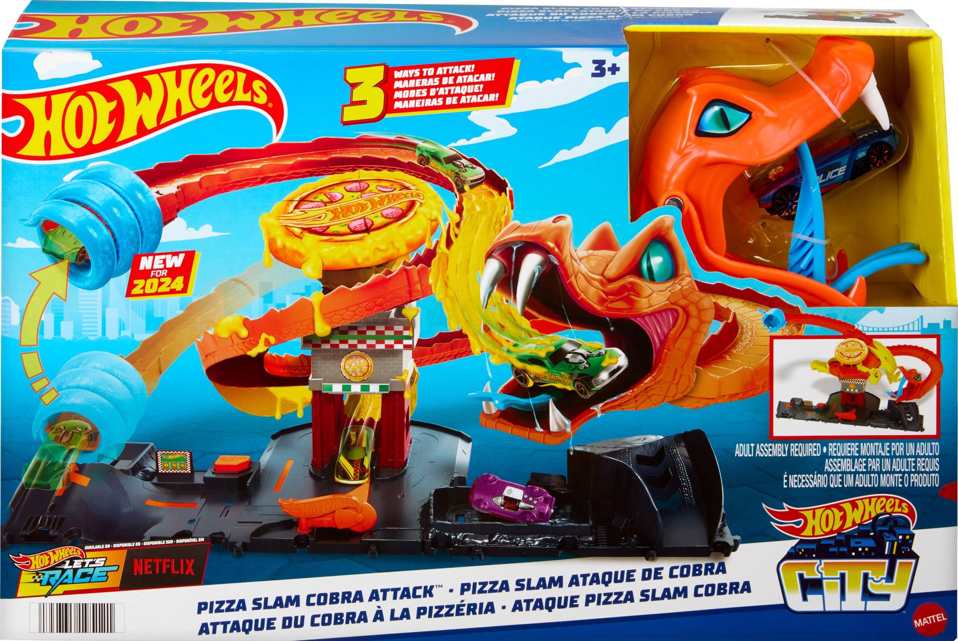 Hot Wheels Pizza Slam Cobra Attack Autorennbahn von Hot Wheels