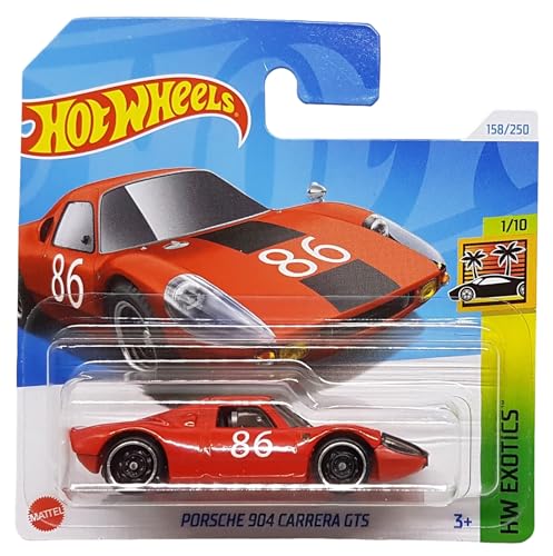 Hot Wheels - Porsche 904 Carrera GTS - HW Exotics 1/10 - HTD94 - Short Card - Sportwagen - rot - Mattel 2024 – 1:64 von Hot Wheels