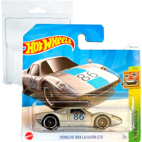 Hot Wheels Porsche 904 Carrera GTS HW Exotics 1/10 (158/250) HRY73 Grau 2024 + Kurzkartenschutz Frikimonkey von Hot Wheels