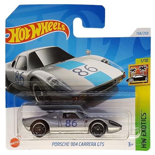 Hot Wheels - Porsche 904 Carrera GTS - HW Exotics 1/10 - HRY73 - Short Card - Silber metallic - Mattel 2024 - 1:64 von Hot Wheels