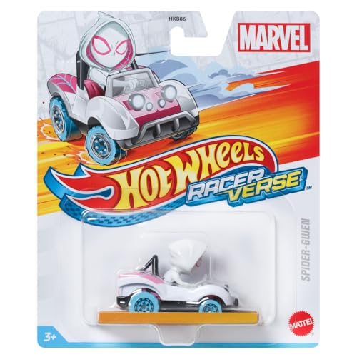 Hot Wheels Racer Verse: Marvel - Spider-Gwen Diecast Vehicle-HRT46 von Hot Wheels