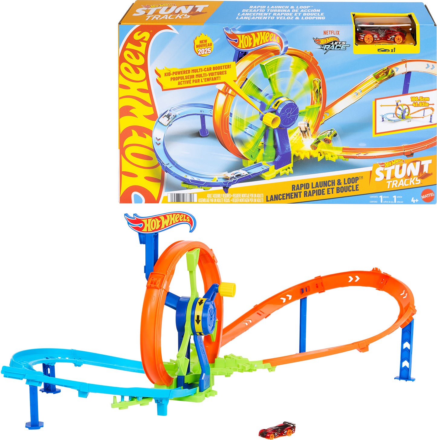 Hot Wheels Rapid Launch &  Loop Autorennbahn von Hot Wheels