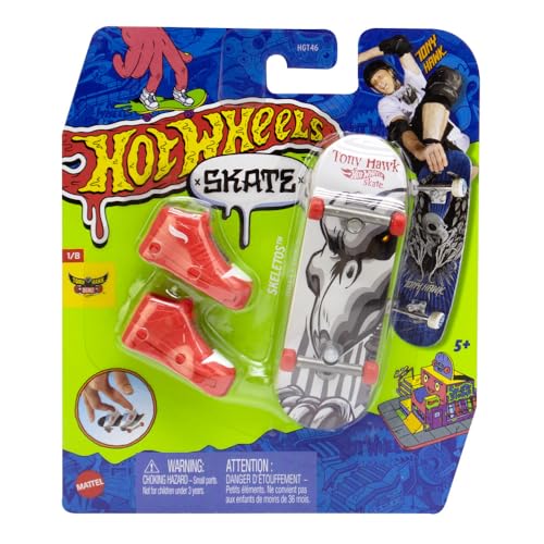 Hot Wheels SKELETOS™ Skateboard mit Tennis für Kinder ab 5 Jahren von Hot Wheels