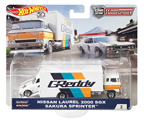 Hot Wheels Sakura Sprinter und Nissan Laurel 2000 Metall weiß von Hot Wheels