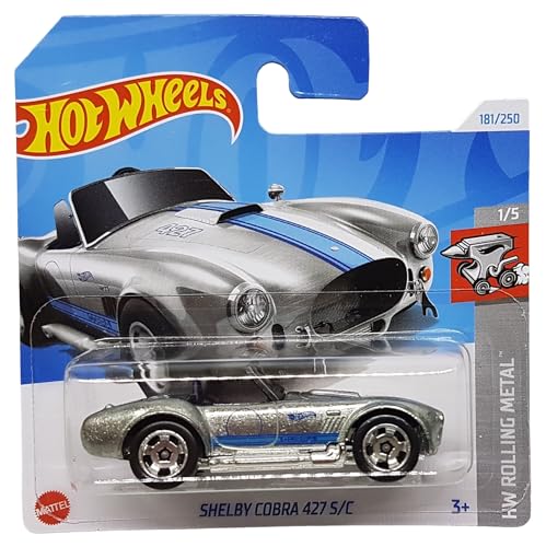 Hot Wheels - Shelby Cobra 427 S/C - HW Rolling Metal 1/5 - HTB53 - Short Card - CS Design - Mattel 2024 – 1:64 von Hot Wheels