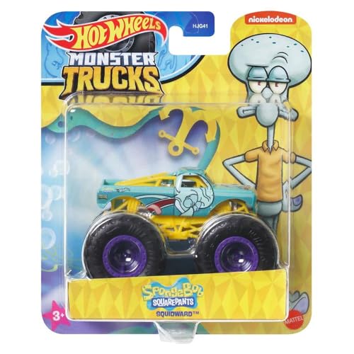 Hot Wheels Squidward - Monster Trucks - Spongebob Squarepants Series -, 9 cm von Hot Wheels