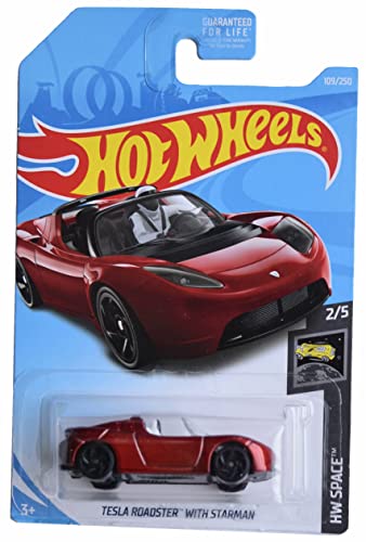 Hot Wheels Tesla Roadster mit Starman, HW Space 2/5 von Hot Wheels