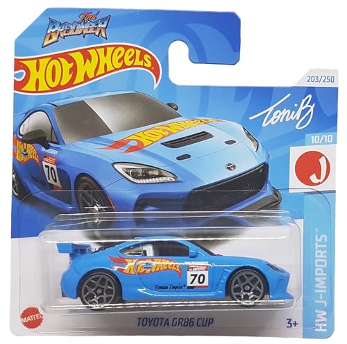 Hot Wheels - Toyota GR86 Cup - HW J-Imports 10/10 - HRY77 - Short Card - Toni Bridinger - Gazoo Racing - Mattel 2024 von Hot Wheels