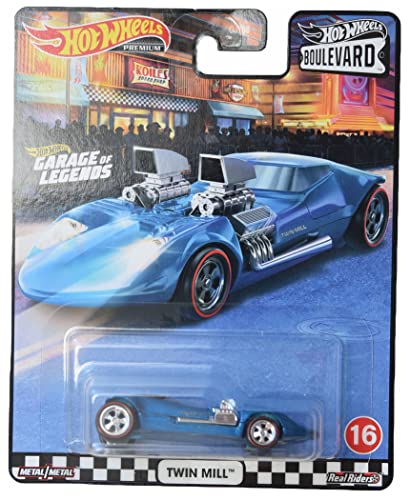 Hot Wheels Twin Mill, Auto, Maßstab 1:64, Blau, Boulevard #16 von Hot Wheels