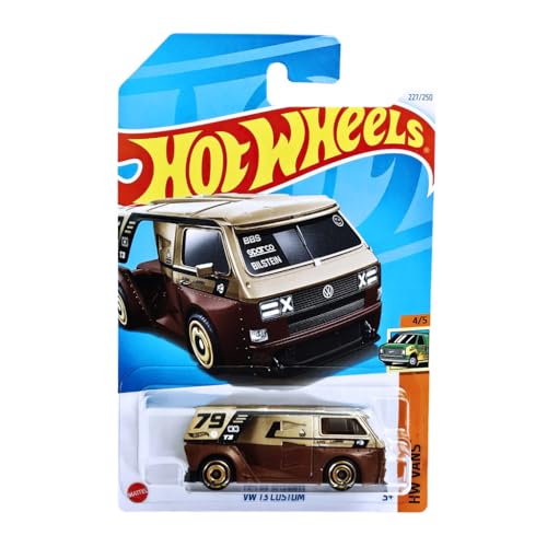 Hot Wheels - VW T3 Custom - HW Vans 4/5 - HRY57 - Short Card - Volkswagen - BBS - Bilstein - Sparco - Mattel 2024 – 1:64 von Hot Wheels