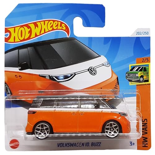 Hot Wheels - Volkswage ID. Buzz - HW Vans 2/5 - HTB94 - Short Card - VW Bus - orange - Mattel 2024-1:64 von Hot Wheels