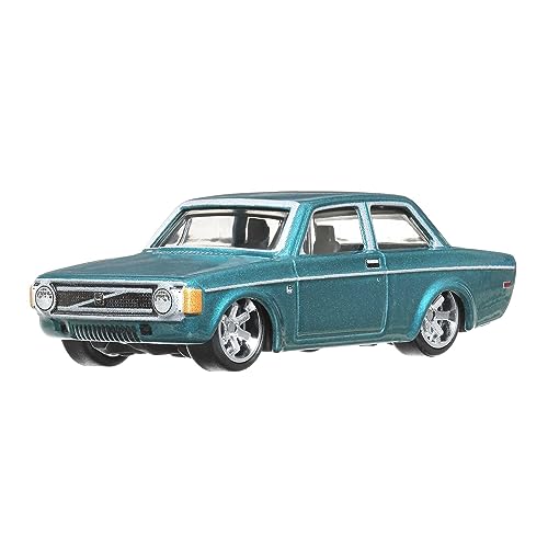 Hot Wheels Volvo 142, Car Culture Circuit Legends-Fahrzeuge, Premium-Kollektion von Car Culture im Maßstab 1:64, Autospielzeug für Kinder ab 3 Jahren und Erwachsene Fans und Sammler von Hot Wheels