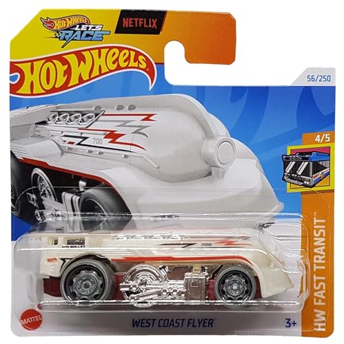 Hot Wheels - West Coast Flyer - HW Fast Transit 4/5 - HTD11 - Short Card - Netflix Let´s Race - Mattel 2024 - 1:64 von Hot Wheels