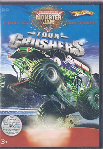 HotWheels DVD Pack Monster Jam Tour Crushers El Toro Loco VS Blue Thunder with Vehicle Blue Thunder von Hot Wheels