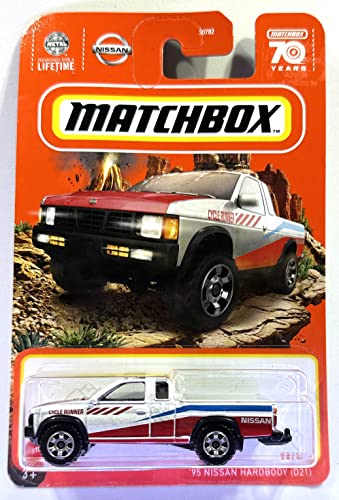 Matchbox – Nissan Hardbody (D21) '95 – Weiß/Rot – Matchbox 70 Jahre – 2023 – Mint/NrMint Schiffe in Luftpolsterfolie verpackt in einer großen Box von Hot Wheels