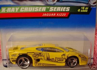 Mattel Hot Wheels 1999 X-Ray Cruiser Series Yellow Jaguar XJ220 4/4 1:64 Scale by Hot Wheels von Hot Wheels