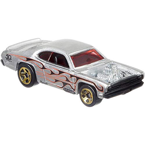 Mattel Hot Wheels FRN23 50th Anniversary Zamac Themed Sortiment, Spiel von Hot Wheels