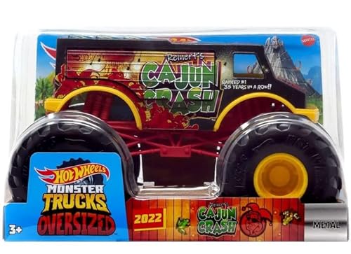 Hot Wheels Monster Trucks Oversized 1:24 Scale Cajun Crash von Hot Wheels