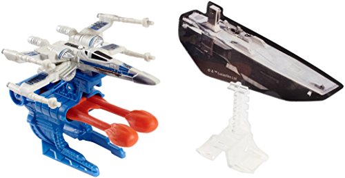 Star Wars X-Wing Fighter mit Blast Attack - Hot Wheels Star Wars Flieger mit Abschlußvorrichtung … von Hot Wheels