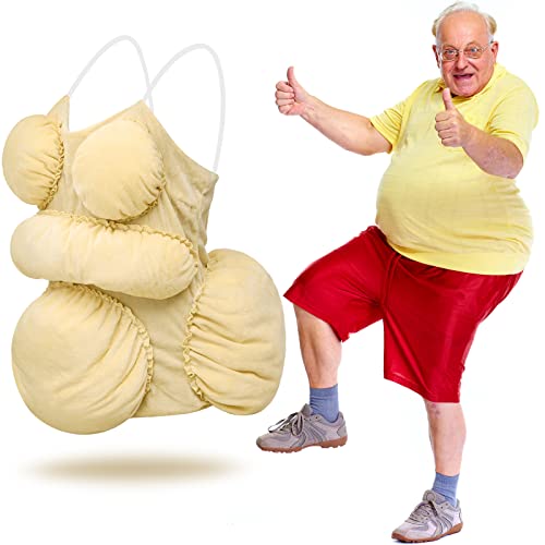 Hotop Fat Suit Madea Old Lady Kostüm für Erwachsene Fat Belly Kostüm für Halloween Cosplay Dress Up Party, Polyester, Einheitsgr��e von Hotop