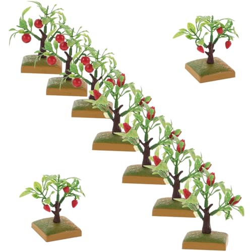 Housoutil 10 Stück Teiliges Miniatur Obstbaum Modellset Leichte Kunststoffbäume für Sandtisch Landschaftsgestaltung Realistische Miniatur Bäume Deko für Modellbahn Diorama DIY Housoutil 10 Stück Teiliges Miniatur Obstbaum Modellset Leichte Kunststoffbäume für Sandtisch Landschaftsgestaltung Realistische Miniatur Bäume Deko für Modellbahn Diorama DIY von Housoutil
