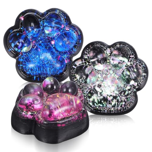 Housoutil Cat Paw Squishy, 3 Stück Katzenpfoten Quetsch Squishy, Stressabbau Fidget Toys Für Kinder Und Erwachsene Housoutil Cat Paw Squishy, 3 Stück Katzenpfoten Quetsch Squishy, Stressabbau Fidget Toys Für Kinder Und Erwachsene von Housoutil